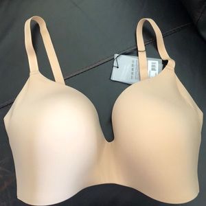 NWT Knix Wingwoman Contour Bra in beige size 6+